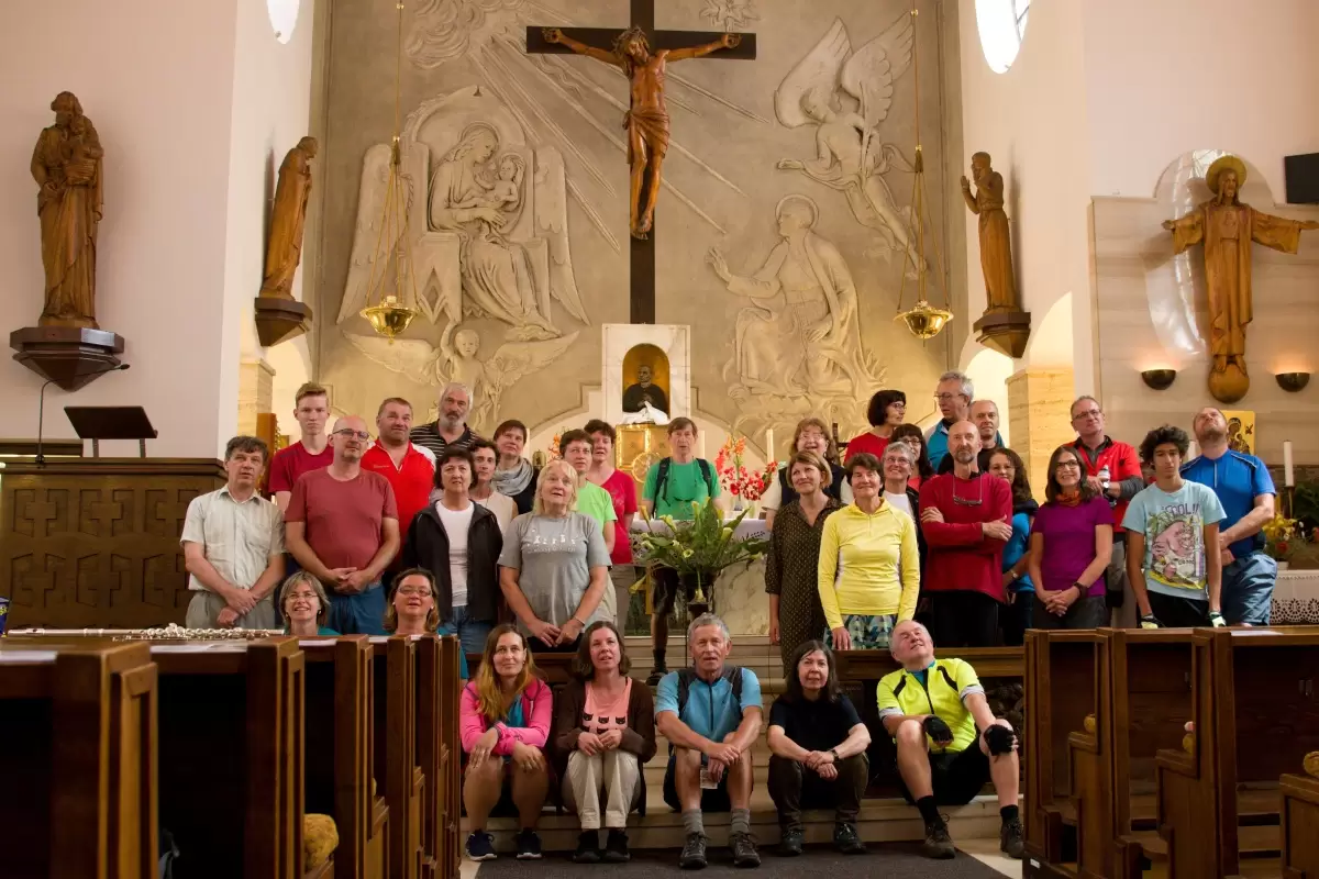 Pěší a cyklistická pouť saleziánské rodiny k sv. Klementovi